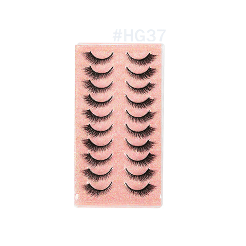 10 pairs natural soft mink eyelash #HG37