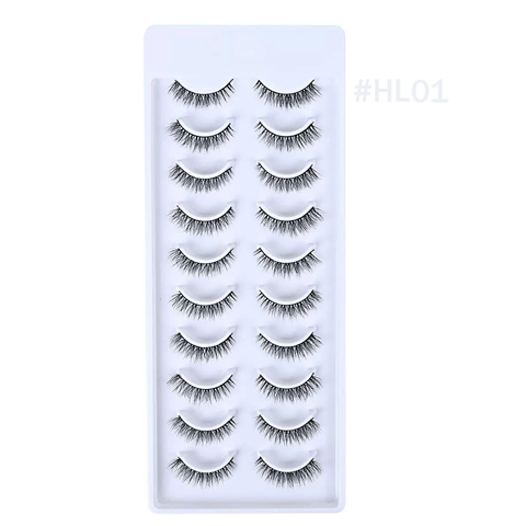 10 pairs natural soft mink eyelash #HL01
