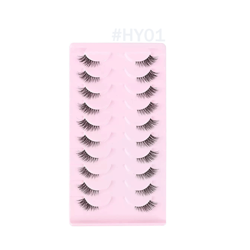 10 pairs natural soft mink eyelash #HY01