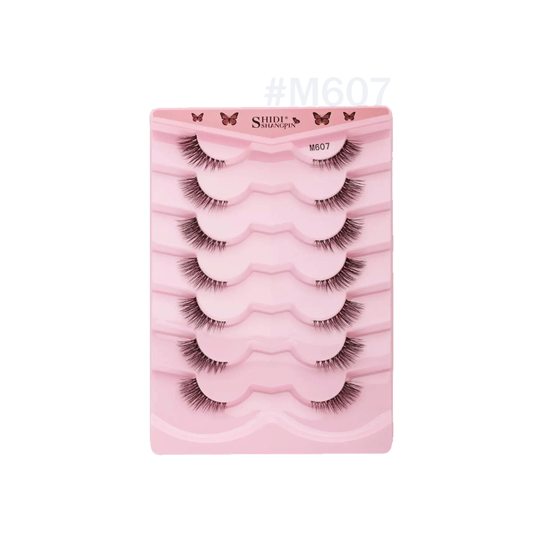 7 pairs natural soft mink eyelash #M607