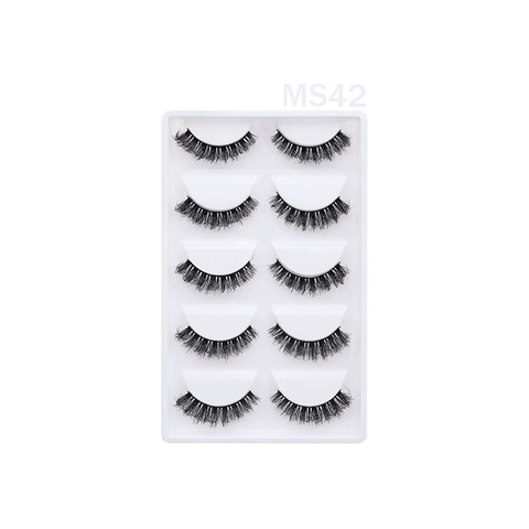 5 pairs soft mink eyelash #MS42