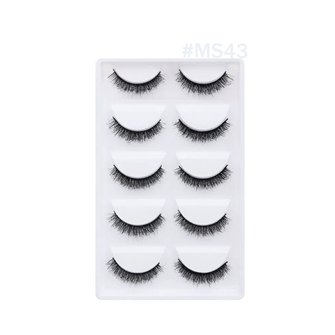 5 pairs soft mink eyelash #MS43