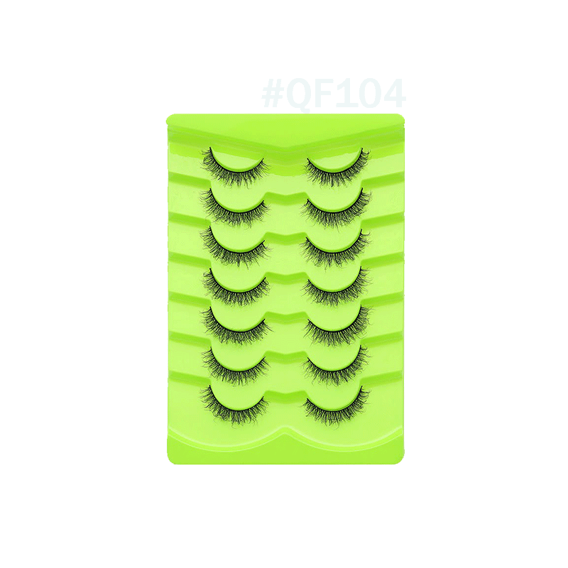 7 pairs soft mink eyelash #QF104