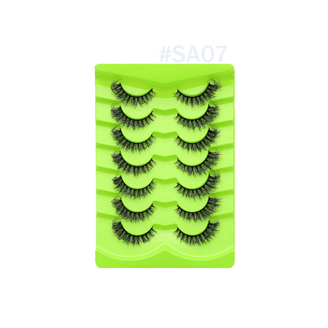 7 pairs soft mink eyelash #SA07