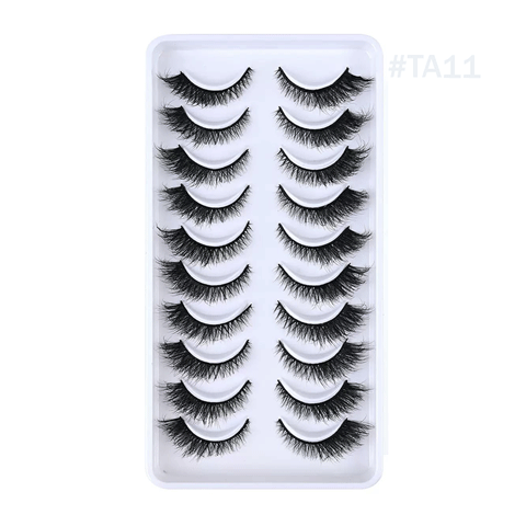 10 pairs soft mink eyelash #TA11