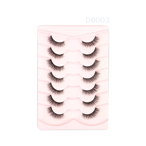 7 pairs soft mink eyelash #DB003