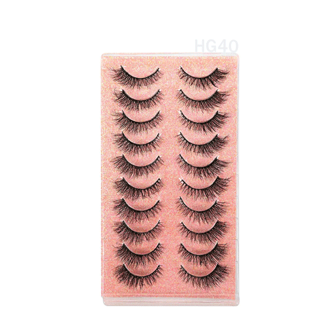 10 pairs soft mink eyelash #HG40