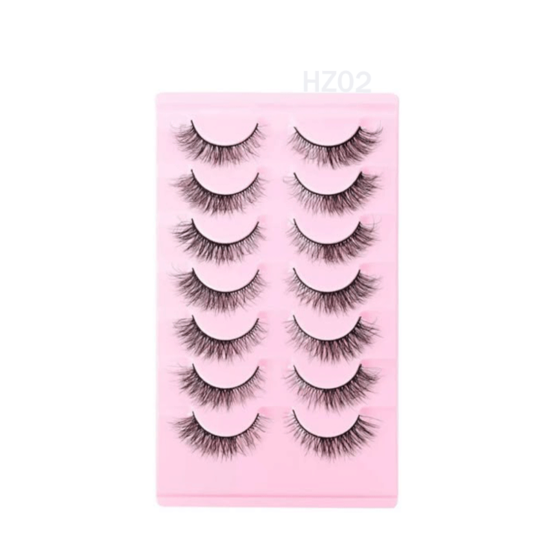 7 pairs soft mink eyelash #HZ02