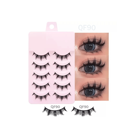 5 pairs soft mink eyelash #QF90