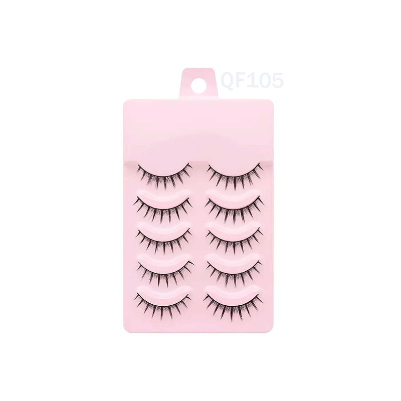 5 pairs natural soft mink eyelash #QF105