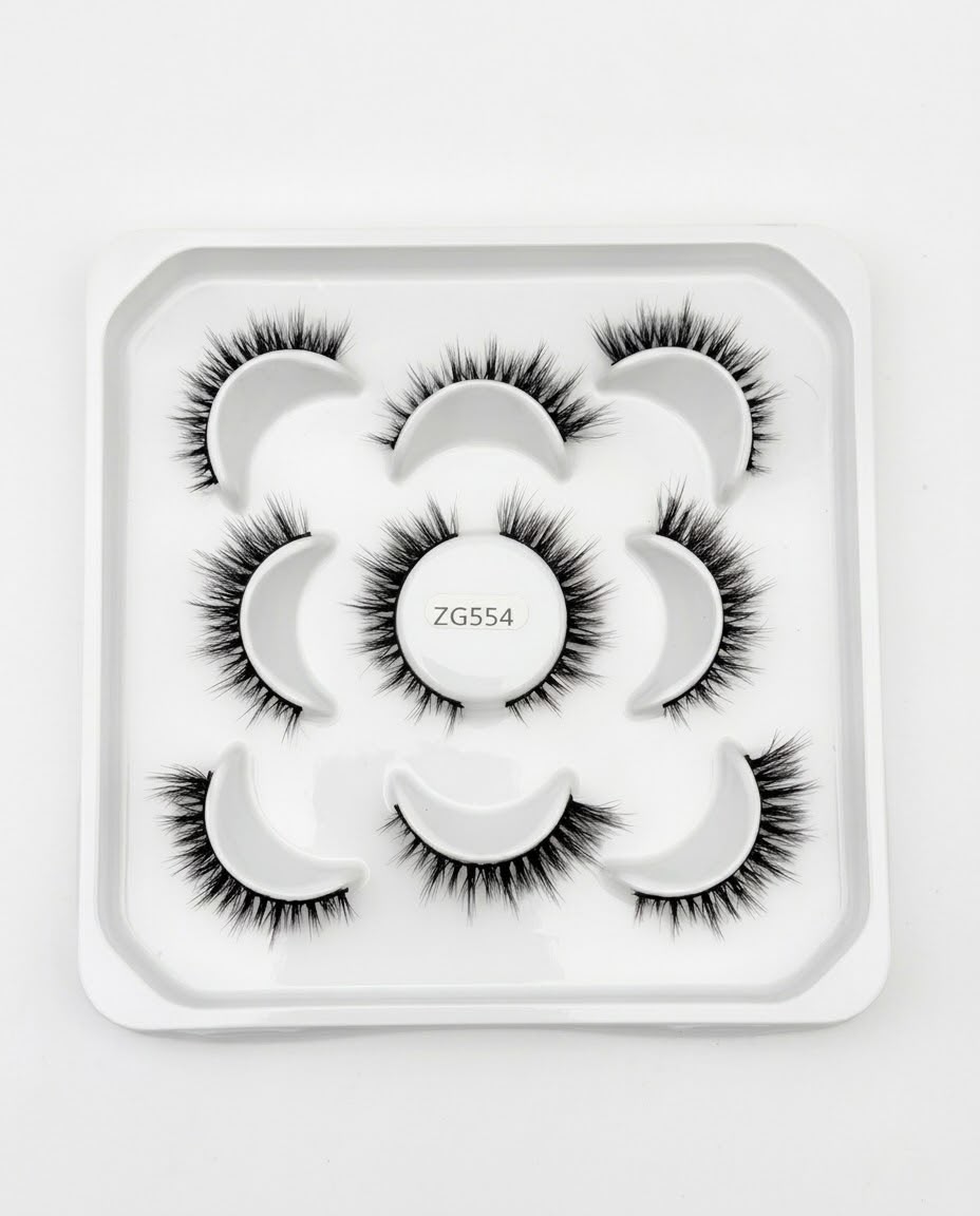 5 pairs soft mink eyelash #ZG554