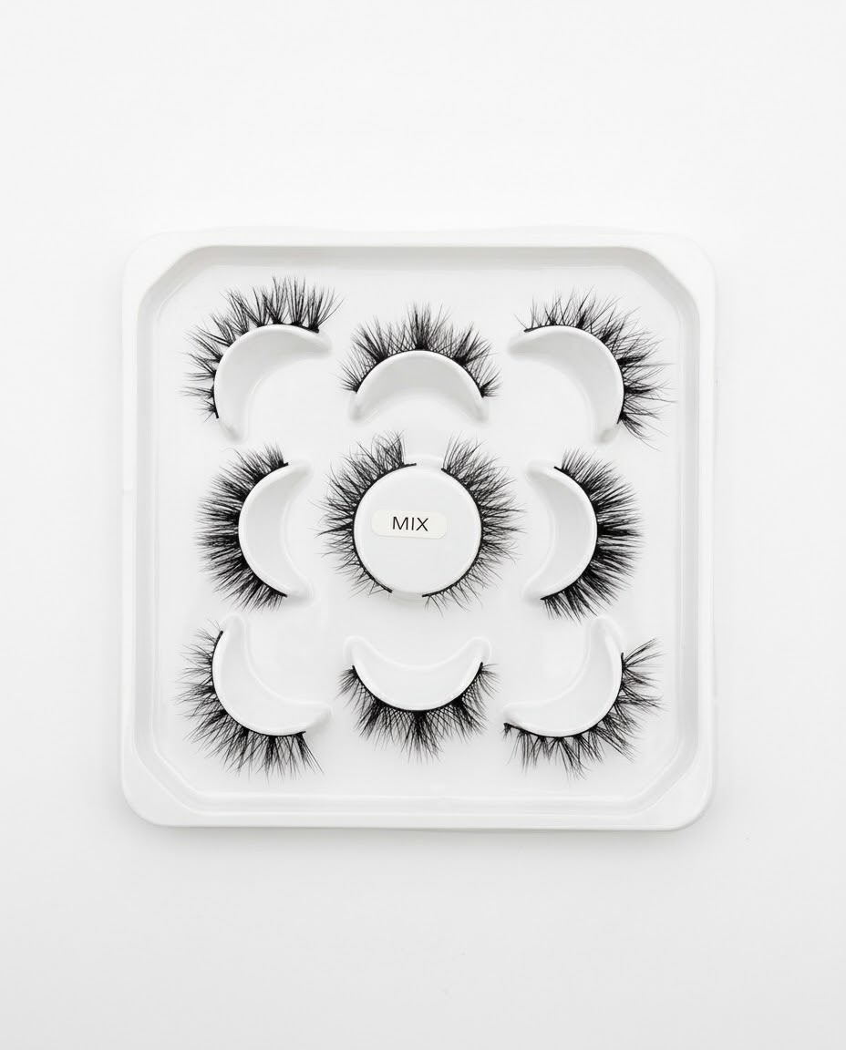5 pairs soft mink eyelash #MIX
