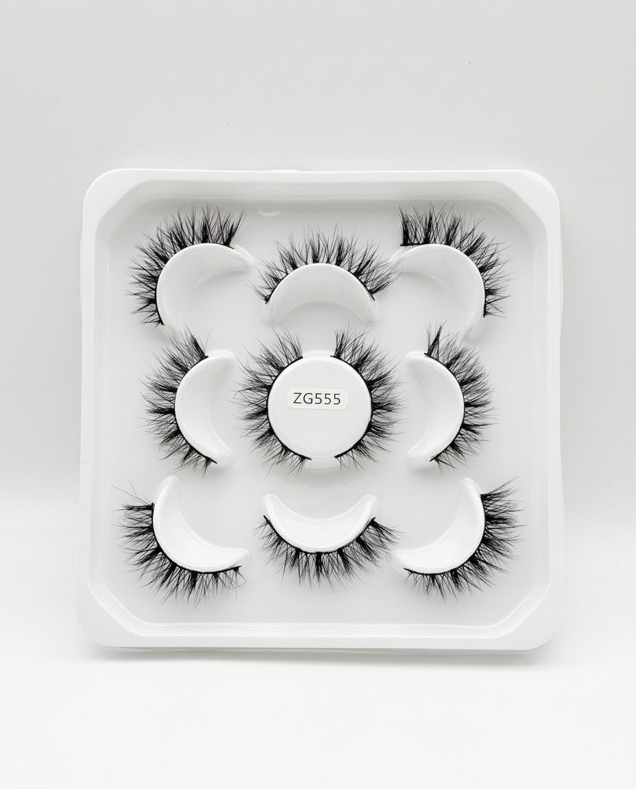 5 pairs soft mink eyelash #ZG555