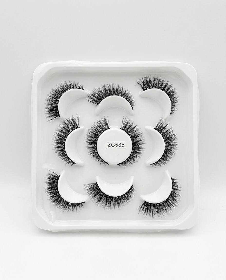 5 pairs soft mink eyelash #ZG585
