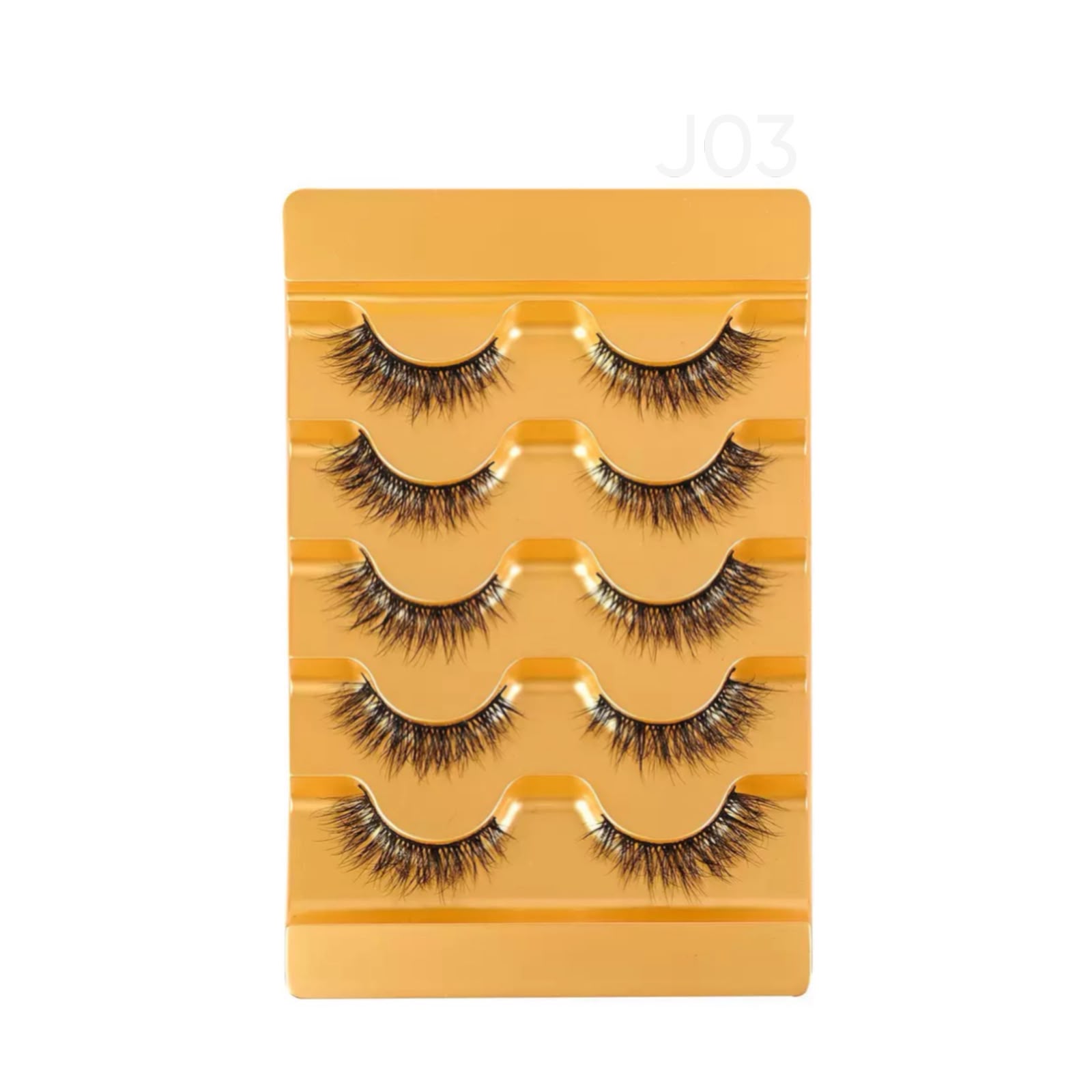 5 pairs soft mink eyelash #J03