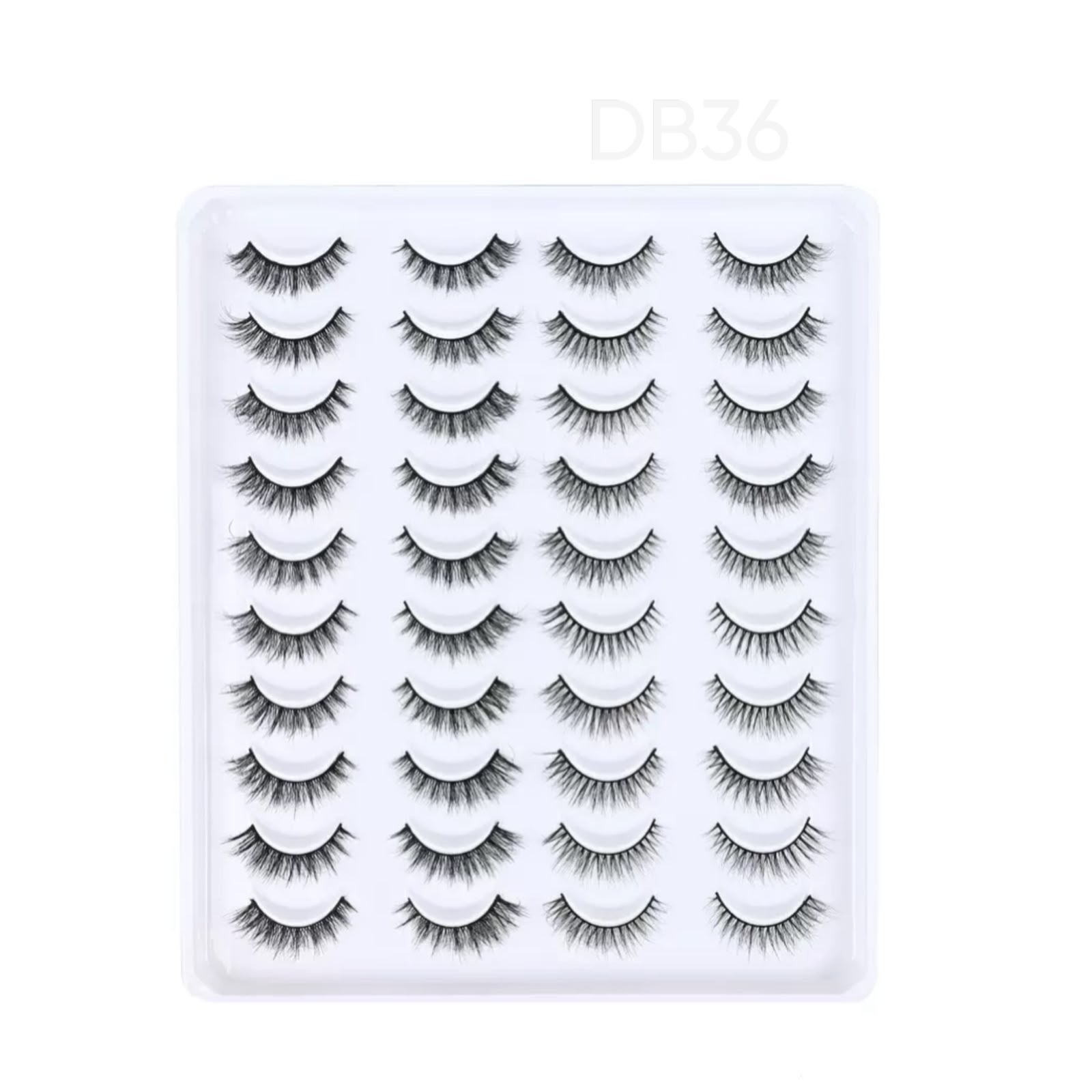 20 pairs soft mink eyelash #DB36