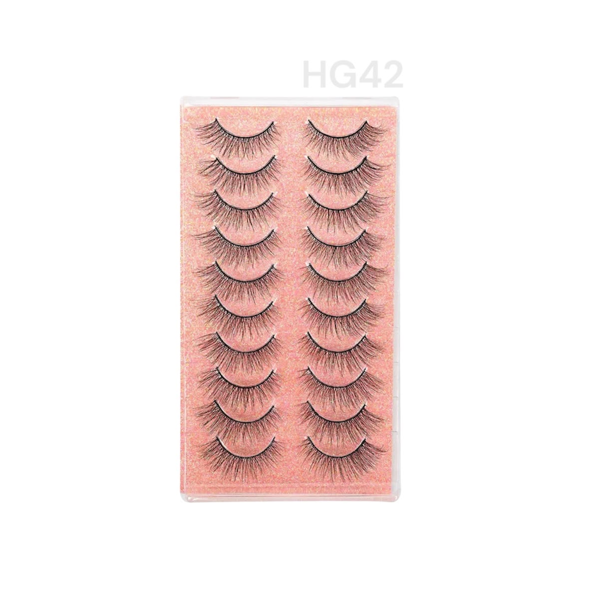 10 pairs soft mink eyelash #HG42