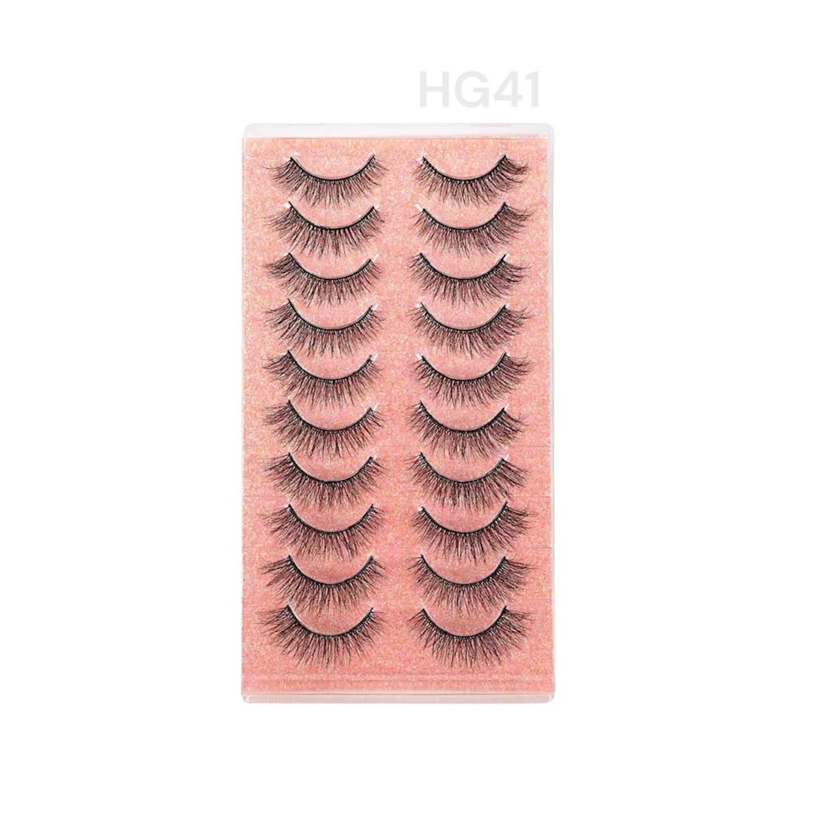 10 pairs soft mink eyelash #HG41