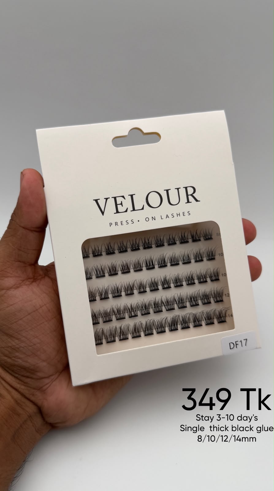 Valour preglued eyelash #DF17